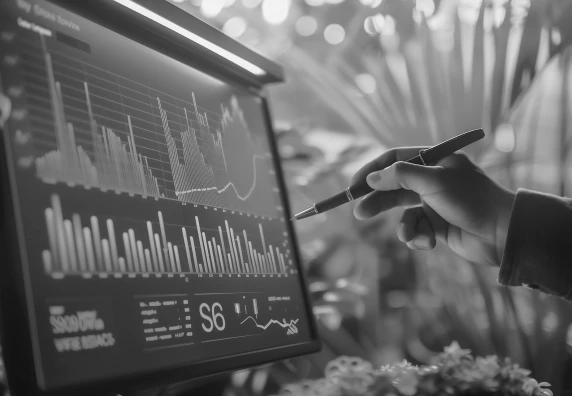 Data represented in a series of graphs